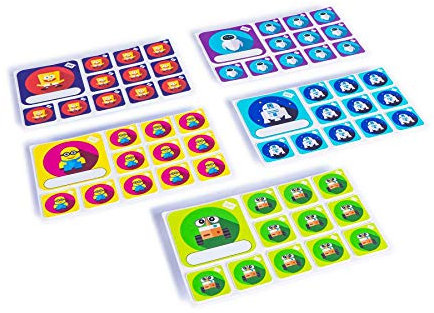 PATboard Scrum Board und Kanban Board Team Icon Set - Cartoons - 5er Set - nanocups für Glas Icons
