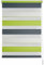 ondeco Doppelrollo Klemmfix Duo Rollo für Fenster ohne Bohren, Sonnenschutz Plisseerollo lichtdurchlässig und Blickdicht Green-Grau 100x160 cm