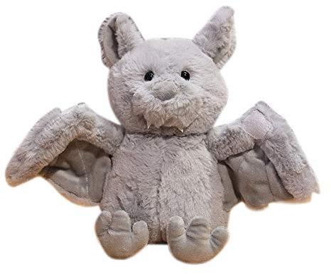 ISAKEN Fledermaus Plüschtier, Kuscheltier Plüschpuppen Fledermaus Stofftiere Gefüllte Tiere Dolls Kinderspielzeug Weiche Kissen Plüsch Spielzeug Geschenk für Geburtstag,Weihnachten,Halloween/ 24CM