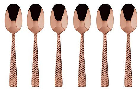 SAMBONET - Confezione Regalo 6 Cucchiaini Moka Cortina Pvd Copper