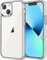 JETech Hülle für iPhone 13 Mini 5,4 Zoll, Nie Vergilbung Stoßfeste Stoßstange handyhülle, Anti-Kratzt Transparent Rückseite (Durchsichtig)