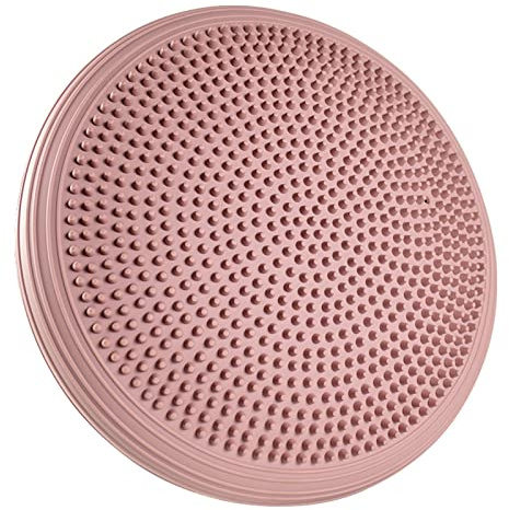 BJTYHT Balance Board Yoga Balance Kissen Luftkissen Fußmassage Balance Ball Kinderbilanzplatte Knöchel Rehabilitation Trainer Balance Kissen (Color : Pink, Size : A)