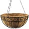 Blumenampel hängend innen 36cm, Hängetopf für Pflanzen, Hängeampel inkl. Kokoseinlage, Blumenampel schwarz, Pflanzenampel Kokos, Hängeblumentopf, Hängepflanztopf, Hängeampel Metall, Pflanzenaufhänger