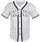Karl Kani Serif Pinstripe Baseball Jersey Trikot (DE/NL/SE/PL, Alphanumerisch, L, Regular, Regular, White)