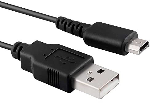 OcioDual Câble de Charge USB Chargement Transfert Données Compatible avec Nintendo DS Lite DSLite DSL NDSL Chargeur Data Transfer