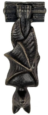 zeitzone Türklopfer Fledermaus Gusseisen Antik-Stil Vampir Gothic Vintage Halloween Deko