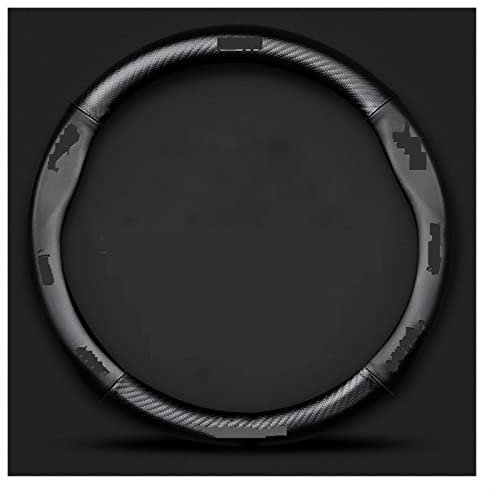 Lenkradbezug Für Bmw F20 F30 Für G20 F31 F34 Für F10 G30 Für F11 Für X3 F25 Für X4 Für M3 Für M4 1 3 5 Serie 3D-Prägung Kohlefaser-Leder-Auto-Lenkradabdeckung Lenkradabdeckung (Farbe : 5)
