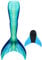 SPEEDEVE meerjungfrauenflosse mädchen Badeanzug Mermaid Tail mit Monoflosse,2PC-dlan-j15,164