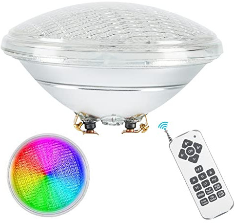 ledmo 40W RGB Focos led piscina PAR56 Piscinas Lámpara Con Control Remoto 12v AC/DC luce led piscina IP68 Impermeable luces piscina