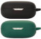 Msiall de Silicona Compatible con JBL Wave Flex, [Admite Carga inalámbrica] [Funda Protectora a Prueba de Golpes] [Funda [Mosquetón] Lindo de Dibujos Animados en 3D Black Green