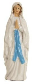 FADEDA Madonna betend/Höhe:4 cm/handbemalt/detailgetreue Krippen Figuren - Weihnachten Tisch Dekoration Krippe Zubehör