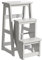 Moderner multifunktionaler Tritthocker, Bibliotheksleiter, Stuhl, Bibliotheksmöbel, klappbarer Holzhocker, Stuhl, Trittleiter für Zuhause, maximale Belastung 150 kg