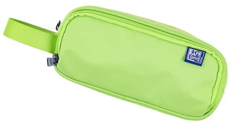 Oxford Federmäppchen B-Smart extra groß mit 3 Fächern und Tragegriff, hellgrün