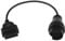 Be In Your Mind Auto 38 Pin Stecker OBD1 auf 16 Pin Buchse OBD2 Diagnose-Verbindungskabel Kompatibel mit Mercedes-Benz Automotive Fehlerdiagnose-Adapterkabel