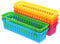 Operitacx 12pcs Small Plastic Pencil Storage Baskets - Colorful Pencil Pots for Classroom and Office