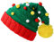 YCBMINGCAN Beanie Herren Rot Weihnachtszubehör Pailletten-Sankt-Weihnachtsmütze Gestrickte Weihnachtsmütze Cap Ohrenklappen (Green, One Size)