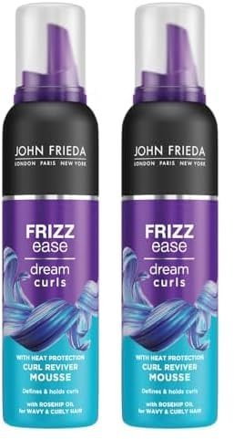John Frieda Shampoo „Frizz Ease Dream Curls“ Mousse (Packung mit 2)