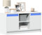 Willood TV-Schrank mit LED-Beleuchtung Sideboard Lowboard Weiß 100x34x50 cm Holzwerkstoff