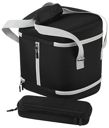 JOYSOG Speaker Tote Bag for JBL Partybox Encore/Encore 2 Protective Case Speaker Cover with Microphone Bag (Gray)