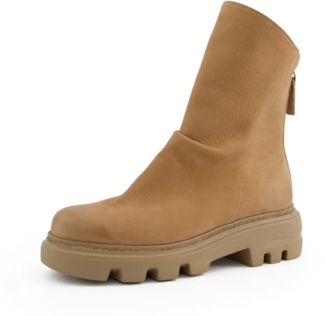 Paul Green Damen Ballerinas mit Absatz 8253-000 Weite XX-Schmal Reißverschluss