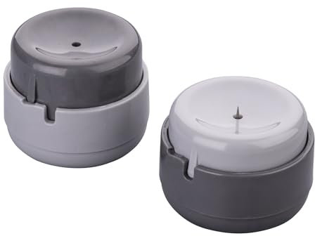 Fackelmann Eilocher – Robustes Küchenwerkzeug aus ABS, 44mm, Hängbar, Design aus Deutschland, Schwarz/Silber