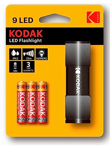 Kodak 9 LED Torcia con batterie
