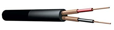 PD Connex RX50 DMX-Kabel 6 mm schwarz - 100 Meter Rolle