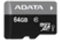 ADATA Premier microSD 64GB Speicherkarte, grau