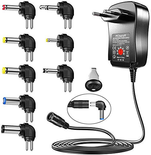 PChero 30W 3V bis 12V Haushaltselektronik Gleichstrom/Wechselstrom-Ladegerät Schaltnetzteil-Adapter Ersatz für Tablet PC Router Lautsprecher LCD Überwachungskameras