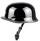 Woljay Motorradhelm im Wehrmacht Style (Schwarz glänzend 56-61cm)