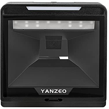 Yanzeo YS868i 2D-Barcode-Scanner Flachbett-Desktop Omnidirektionaler kabelgebundener Barcode-Leser Auto-Scan 1D-QR-Code-Scanplattform Freihändige Bilderkennung Barcode-POS-Lagerung