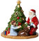 Villeroy und Boch Christmas Toy's Windlicht Bescherung, dekorative Figur aus Hartporzellan, für Teelichter geeignet, Wachs, bunt, 15 x 14 x 14 cm