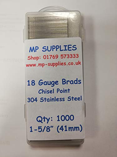 Stainless Steel Brad Finish Nail 18gauge 40mm (Box 1000)
