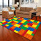 qunxun Wohnzimmer Teppich Bodenmatte Schlafzimmer Nacht Gedruckt Teppich 80 * 120 cm