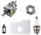 MCHNIC Kit de carburateur pour Stihl 017 018 019 019T MS170 MS180 MS190 MS 170 180 190 MS190T MS180C Tronçonneuse Filtre à Air Bougie d'allumage