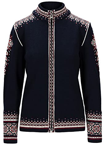 Dale of Norway 140th Anniversary Jacket Women Größe S navy/red rose/off white