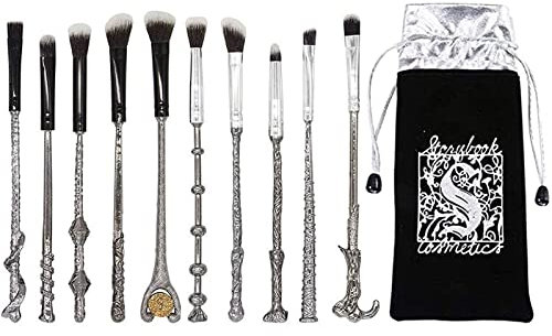 Gift Choice Make-up-Pinsel-Set, 10 Stück, Metall, extra langlebig, weiche Pinsel, Foundation, Blending, Rouge, Concealer, Augenbrauen, Gesichtspuder