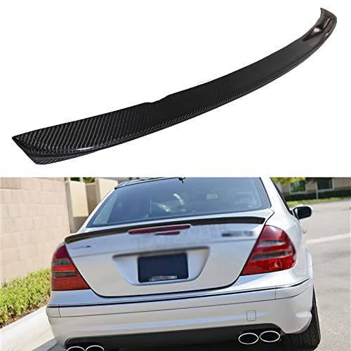 abrupt Auto ABS Heckspoiler für Mercedes Ben W211 E Class E200 E280 E320 2003-2009,Spoiler Flügel Hecklippe Spoiler Kofferraumklappe Heckflügel Hintere Kofferraumlippenverkleidung Styling Zubehör