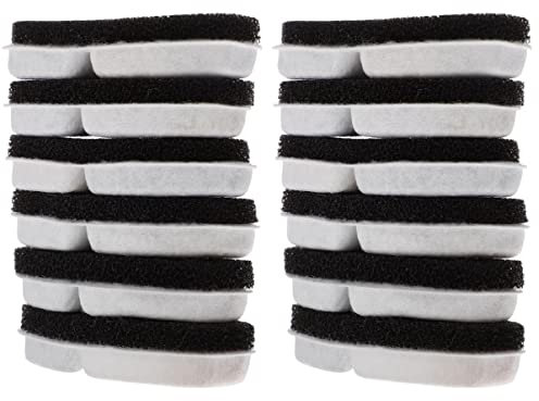 Mipcase 2 Sätze Filter Für Wasserspender Für Haustiere Katzentrinkbrunnen Katzenfilter Ersatzfilter Für Trinkwasserbrunnen Für Haustiere Frischwasser 6 Stück * 2