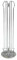 Fackelmann 42164 Nespresso Kapselhalter, Nespresso Padhalter, Nespresso Kaffeekapselhalter, verchromter Stahl, 37,5 x 11,3 cm, Grau