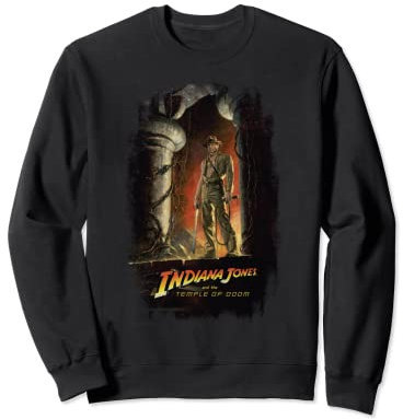 Lucasfilm Indiana Jones and the Temple of Doom Poster Art Sweatshirt
