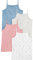 Simple Joys by Carter's Mädchen Tank Tops, Pack of 4 Trägershirt/Cami Shirt, Blau/Grau/Rosa/Weiß Floral, 10 Jahre (4er Pack)