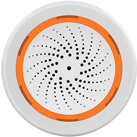 PRATYAHARA ZigBee NEO 90DB Sensor de sonido y luz Tuya Smart Life Sensor de alarma de sirena incorporado