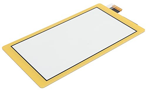 Remplacement de L'écran Tactile, Pièces de Rechange en Verre du Numériseur du Panneau Avant Compatibles pour Les Pièces de Réparation de la Console Switch Lite (Jaune)
