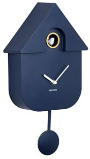 Karlsson Present Time Modern Cuckoo Clock, Multicolored, 27,5 x 27,5 x 5