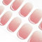 DANNI & TONI Halb ausgehärtete Gel Nagelfolien (Rosy Cheeks) Rosa Abstufung uv Gel Nagelfolie Aufkleber Nagelsticker Nageldesign Selbstklebend Wraps 28 Aufkleber Geschenke für Frauen