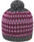 SCHIETWETTER Strickmütze Stine, Beanie, mit Bommel, gefüttert & kuschelig Fuchsia OS