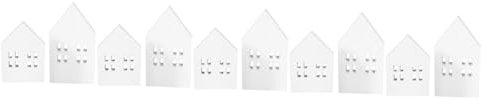 ibasenice 10pcs Craft Mini Houses Decorative Small House Decor Miniature Home Decorative