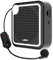 JFH Voice Amplifier for Teacher, Portable Microphone and Speaker, Bluetooth Wireless Voice Amplifier, Rechargeable PA System, Mini Speaker with Wireless Microphone Headset for Singing