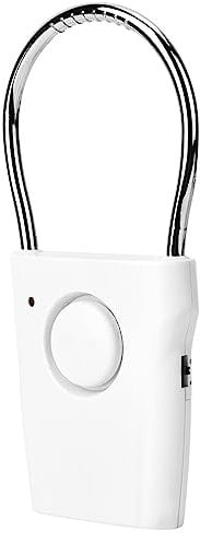 Door Alarm, 120dB Door Handle Alarm Sensor for Home Hotel Security, Anti-Theft Vibration Triggered Security Alarm When Door Knob is Touched from Outside